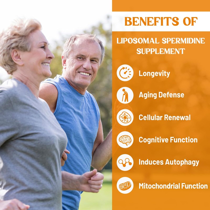 30mg Spermidine Supplement for Men & Women, High Absorption, More