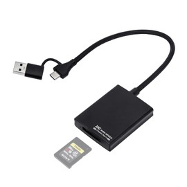 JJC CFexpress Type A Card Reader Writer, USB 3.2 Gen2 USB-C, Transfer Speed up to 10Gbps, Compatible with Android, Windows XP/Vista/7/8/8.1/10/11, Mac OS, iOS System Computer Smartphone Laptop