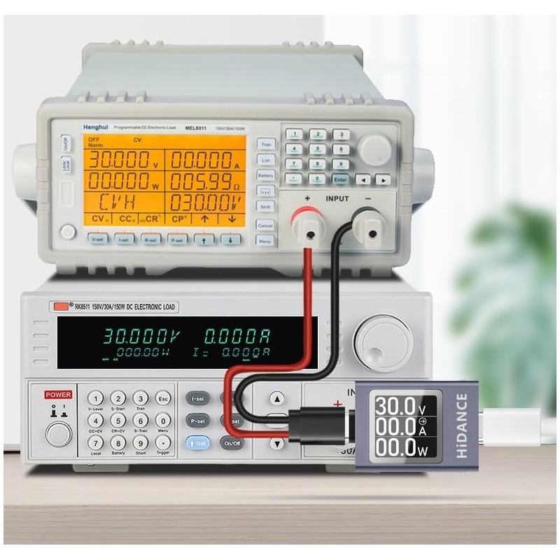 USB PD3.1 Tester Meter Meter 4.5~50V 0~12A PD QC USB