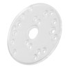 Router Universal Base Plate Acrylic with Centering Pin Screws for