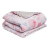 Chiqui Mundo Cobertor Para Bebe Premium Viajero Floral 2 Vistas