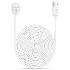 Arlo Ultra/Arlo Pro 3 Charging Cable BECEMURU Weatherproof Magnetic Cable for Arlo Ultra & Ultra 2/Arlo Pro 3 Pro 4 (Not for Floodlight) Surveillance Camera (White) (30 ft/9 m, 2 Pack)