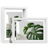 Egofine 5x7 Floating Frames Set of 2, Double Plexiglass Picture
