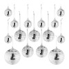 Relaxdays 15x Mini Disco Balls, in 3 Different Sizes, Ø