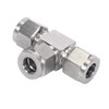 LOZOME 304 Stainless Steel 3 Way Compression Fitting, Tee, Adapter