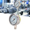 Vacuum Pressure Gauge Shockproof Radial Stainless Steel Case for Industrial