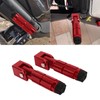 2Pcs Motorcycle Foldable Foot Pegs M8 Antislip Aluminium Alloy Universal