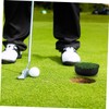Kisangel Golf Hole Cup Cover Durable Plastic Ring for Accurate