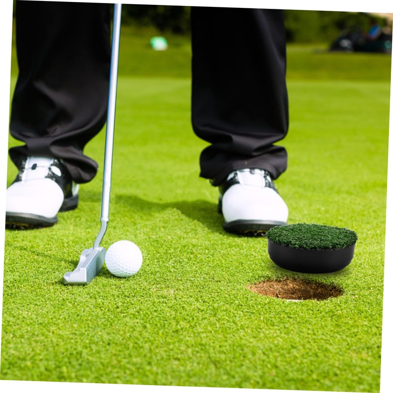 Kisangel Golf Hole Cup Cover Durable Plastic Ring for Accurate