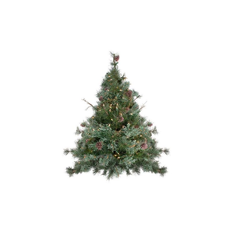 NORTHLIGHT Z99531 4' x 40" Pre-Lit Country Mixed Pine