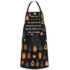 MYSOMY Pottery Apron Pottery Artist Apron Pottery Lover Gifts Pottery Makers Apron Ceramics Artist Gift Pottery Teacher Gifts (Pottery may)