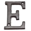 sourcing map House Letter, 3 Inch Cast Iron Letter E