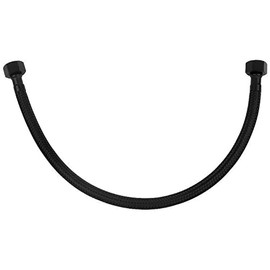 Tycner 60 cm 3/8 inch x 3/8 inch BSP Black Nylon Braided Flexible Hose Rinse