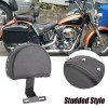 21ST Studded Driver/Rider Backrest For 2007-2017 Harley Heritage Softail FLSTC