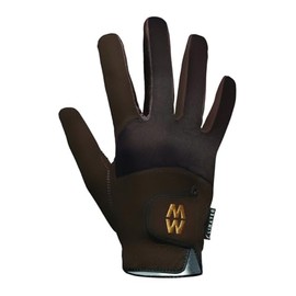 Macwet SPORTS GLOVE CLIMATEC SHORT CUFF 7.75 Brown7.75Brown Riding Gloves (95104)