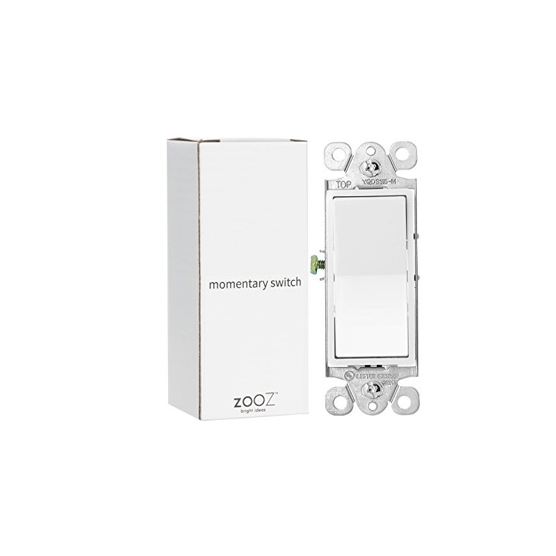 Zooz Momentary Push-Button in-Wall Switch ZAC99