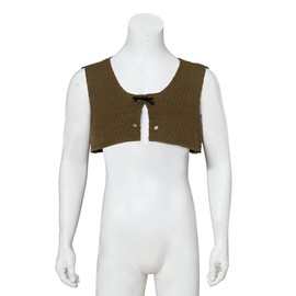 Saniplaycos Classic Green Monster Cosplay Costume Ogre Costume Knitted Sweater Vest for Adult