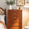 RZDEAL Solid Brass Cabinet Handles Brushed Gold Leaf Knobs and