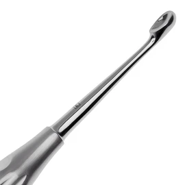May - Scharfer Löffel - Durchmesser des Löffels: 9 mm x 12 mm - rostfreier Edelstahl