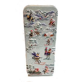 Heathcote & Ivory Busy Bees Skiing Vegan Honey Hand Cream Tin 3.4oz