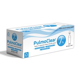 Pulmoclear Sterile Hypertonic Saline 7% Solution for Inhalation - 4ml Single-Dose Vials for Inhalation (Pack of 60 vials) – Preservative Free