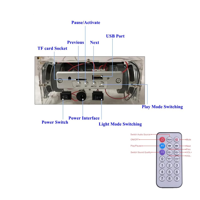 HUAGZIMO Soldering Practice Kit DIY Electronic Speaker Kit Learn Soldering