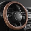CAR PASS Line Rider Delux Leather Steering Wheel Cover, Universal