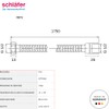 Schläfer 802590 Flexible Universal Stainless Steel Shower Hose with Universal