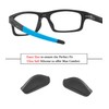2 Pairs Replacement Nose Piece Nose Pads for Oakley Crosslink