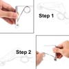 AIMALL 6pcs Stainless Steel Tablecloth Clip, 2.87x2.4x0.67in, High Strength Elastic
