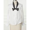 Allegra K Neckerchief Ribbon Scarf, Rectangle, Thin Strap, Hair Ornament,