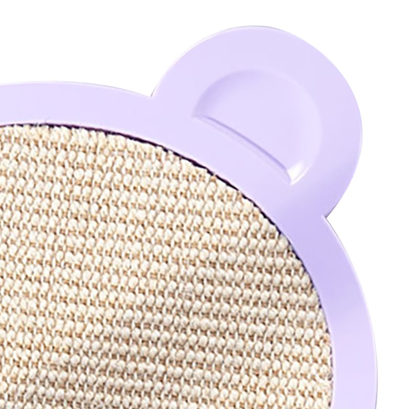Sisal Cat Scratching Board Cartoon Cute Bear Head Shape Grinding
