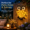 Owl Solar Wall Light for Outdoor Decor – Weatherproof Metal