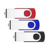 Fesaymi 2 GB USB Flash Drive, Multicoloured, 360° Rotation, Hi-Speed