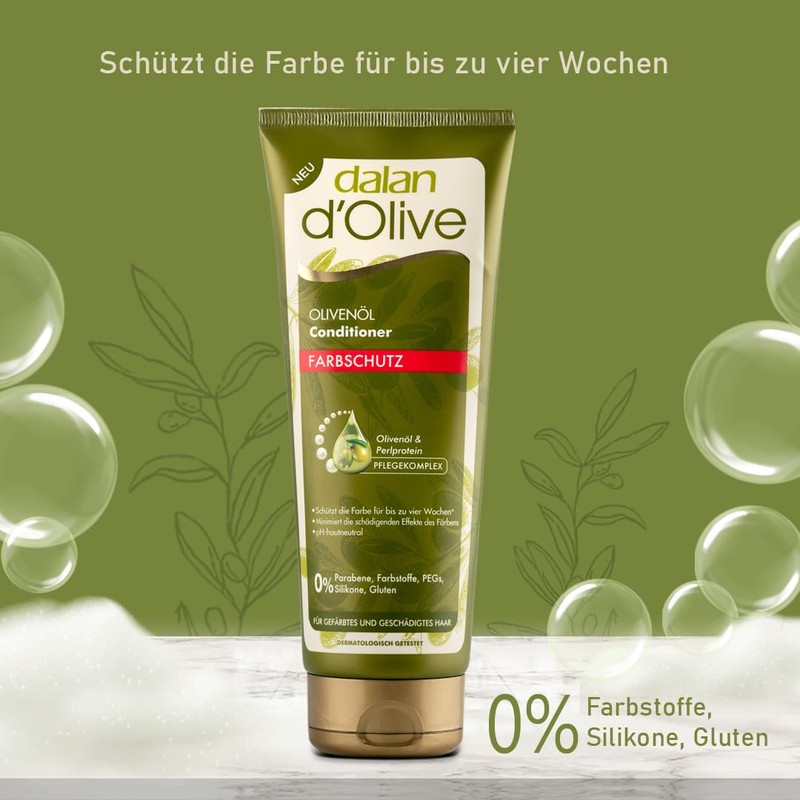 Dalan d'Olive Hair Conditioner Colour Protection 200 ml Pack of