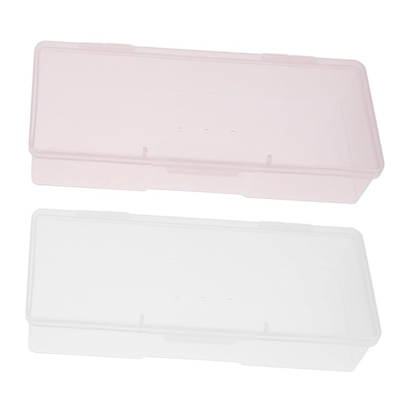 Healvian 8 Pcs Nail Kit Nail Brush Container Case Manicure