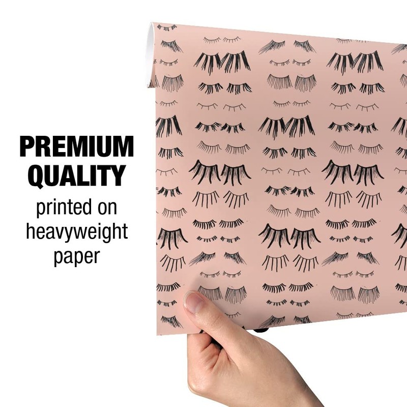 GRAPHICS & MORE All the Eye Lashes Pattern Gift Wrap