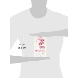 Tena lights Discreet Sensitive Blister Pads Thin Small Hygiene Pads Absorbent for Small Amounts Urine Value Pack (5 x 28 Pieces) - Hygienic & Individually Packed