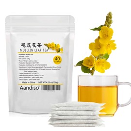 Mullein Leaf Tea Bags Mullein Tea Bags Mullein Leaf Herbal Tea 4.23oz/120g (3g × 40 Tea Bags)