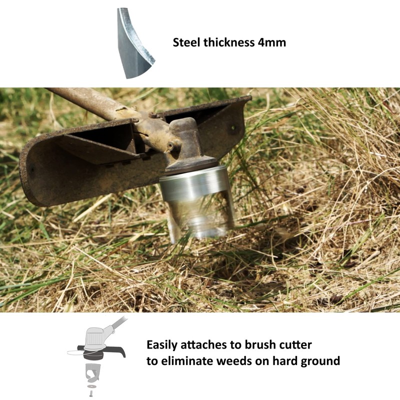 Weed Root Removal Head Tiller – Trimmer Attachment - Root