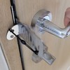 Portable Double-Lock Door Security Device Latch 2ea