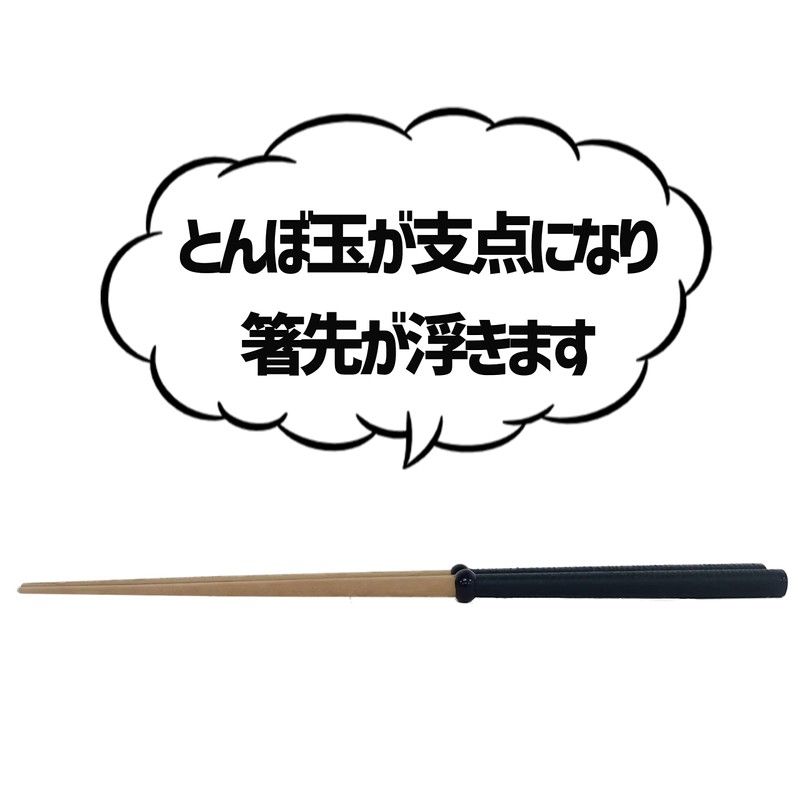 Aoba Wakasa Lacquer Dishwasher-Safe Painted Chopsticks Floatation Round (Modern Blue