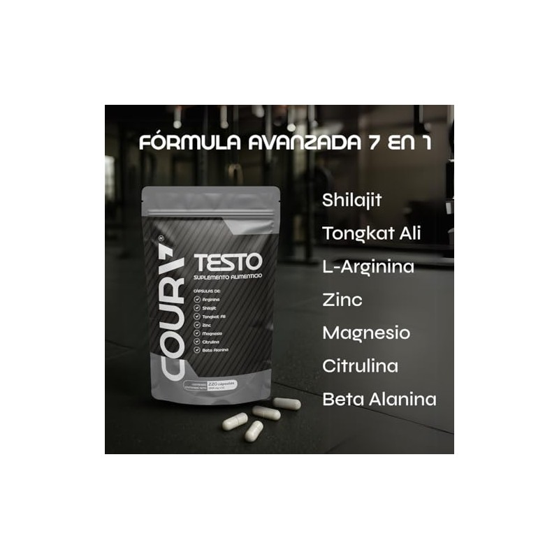 KIT COURA Mens Testo + Omega 3 - Vitaminas para