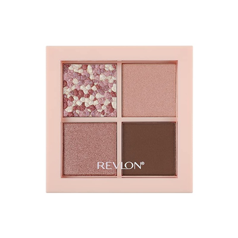 Lebron Dazzle Eyeshadow Quad 004 Rosy Brown Color Image: Rose