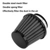 ETOPARS 2Pcs Black Motorcycle Air Intake Filter Kit Auto Cold
