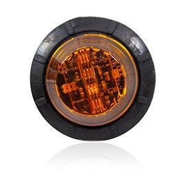 Maxxima M09410Y Amber 1-1/4" Round LED Low-Profile Clearance Marker Light