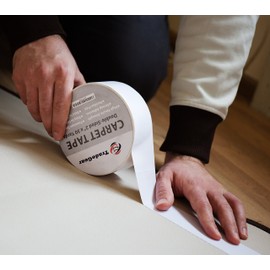 TradeGear Double Sided Carpet Tape - 2” x 30 Yards High Tensile Strength Rug Tape, Strong Adhesion, Durable, Residue Free, Easy to Install & Peel Off