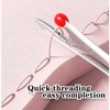 Upgraded 2 in 1 Automatic Needle Threaders Seam Ripper,Quilting Supplies