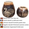 Carved Natural Gourd with Engraved Dancing Bird