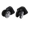 Yctze Suitcase Wheels, 1 Pair Luggage Swivel Wheels, Replacement Swivel